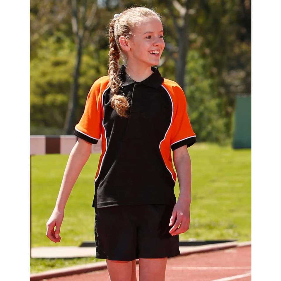 Kids' TrueDry Tri-colour S/S Pique Polo