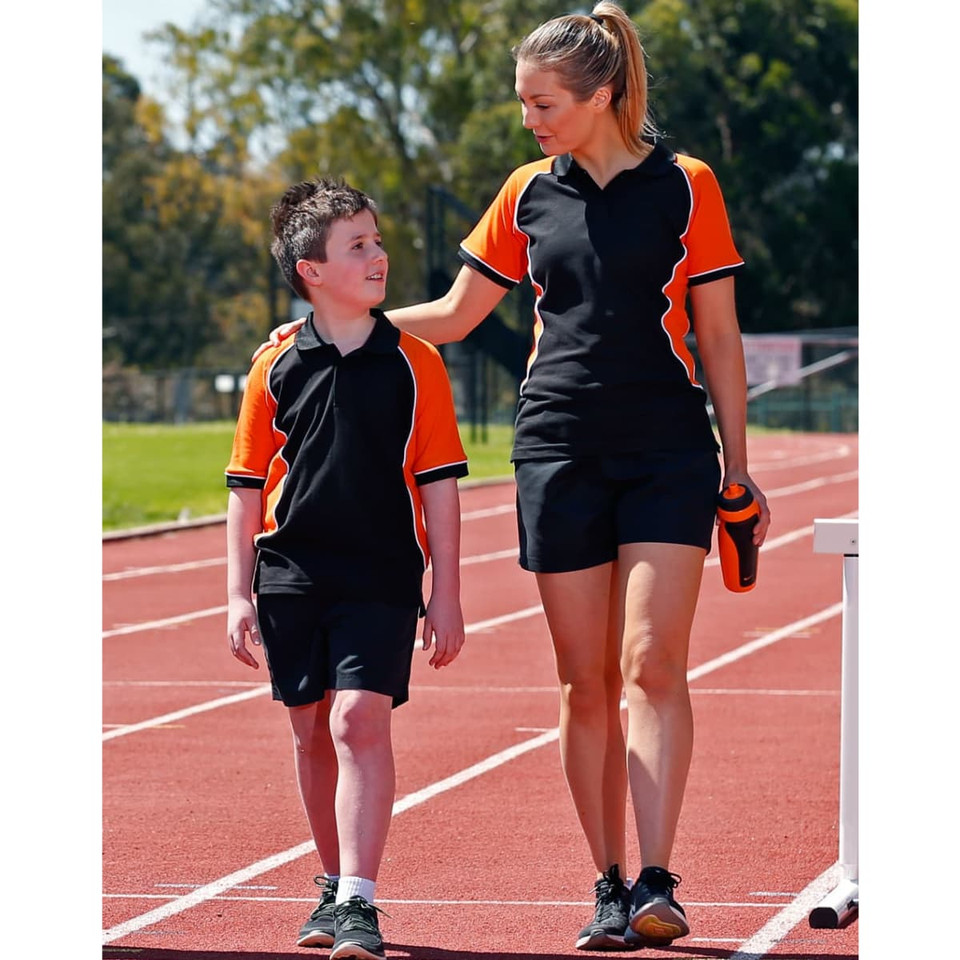 Kids' TrueDry Tri-colour S/S Pique Polo