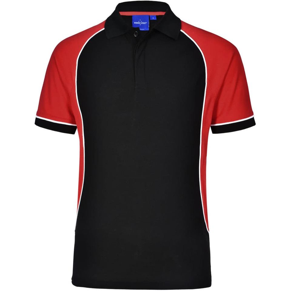 Kids' TrueDry Tri-colour S/S Pique Polo