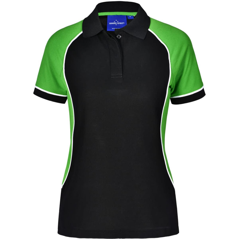 Ladies' TrueDry Tri-colour S/S Pique Polo