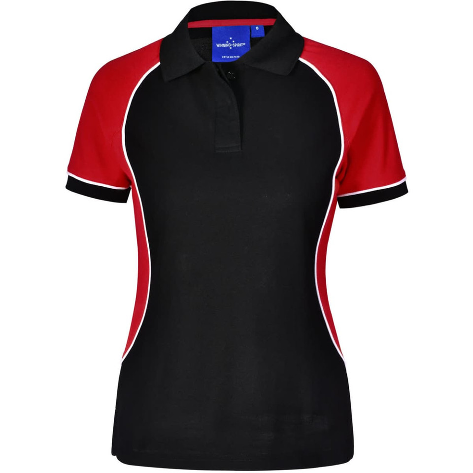 Ladies' TrueDry Tri-colour S/S Pique Polo