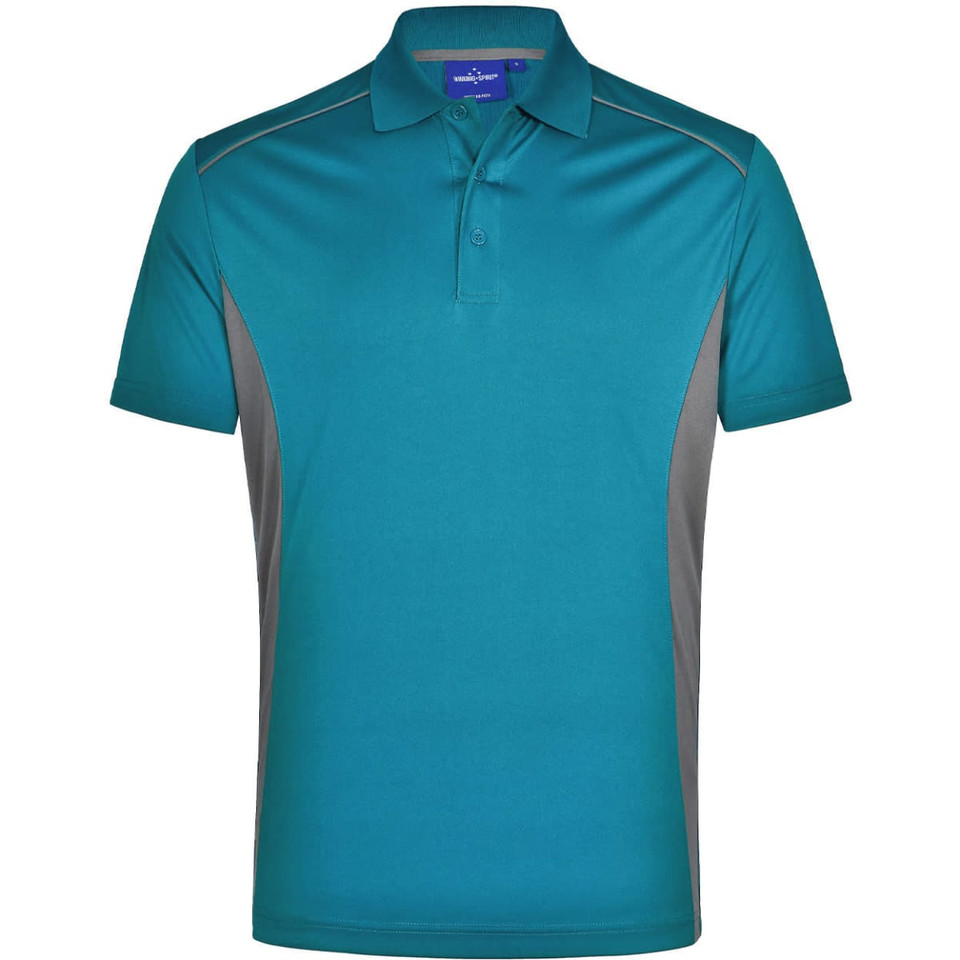 Men's Cooldry S/S Contrast Interlock Polo