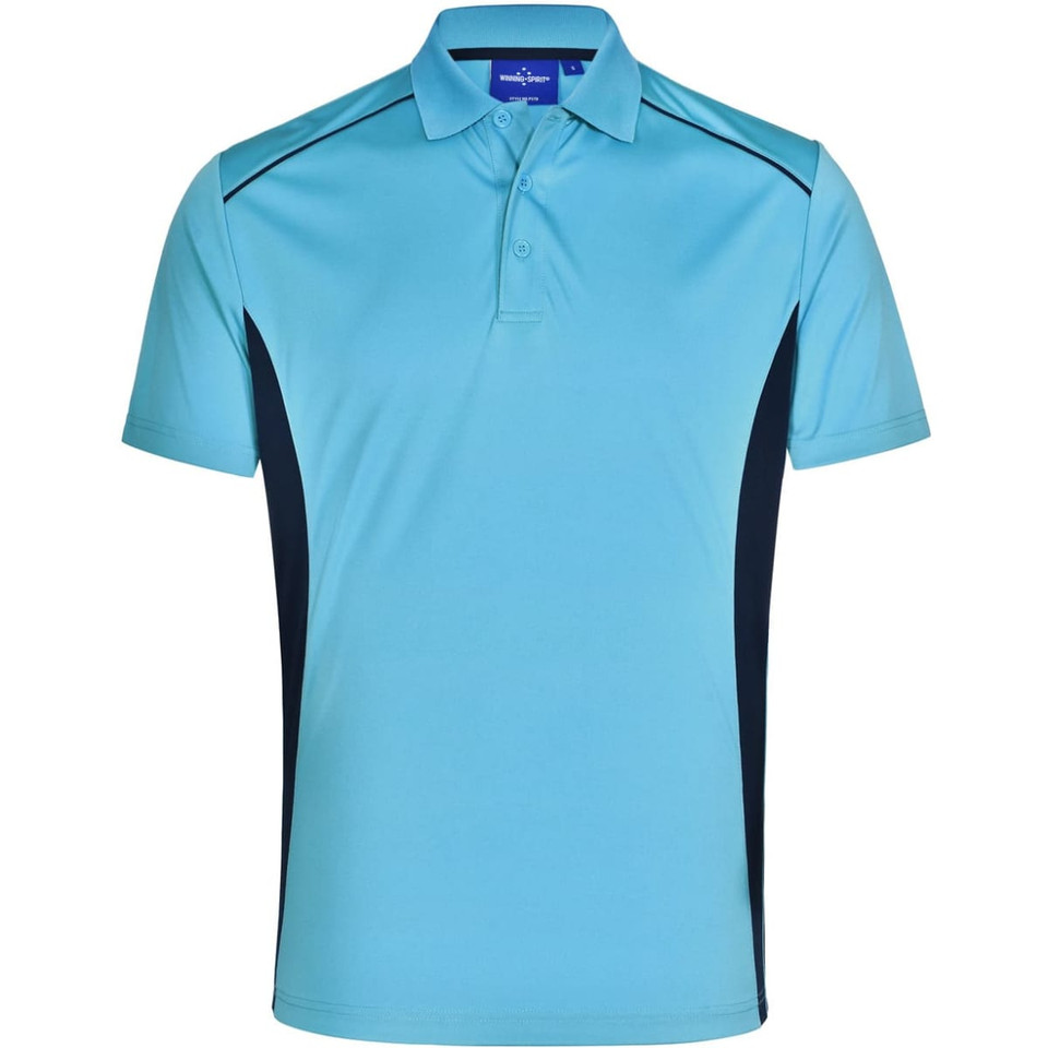 Men's Cooldry S/S Contrast Interlock Polo