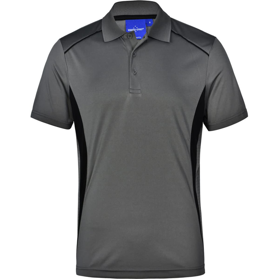 Men's Cooldry S/S Contrast Interlock Polo