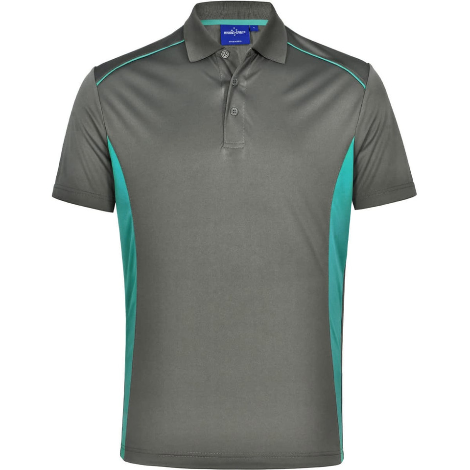 Men's Cooldry S/S Contrast Interlock Polo