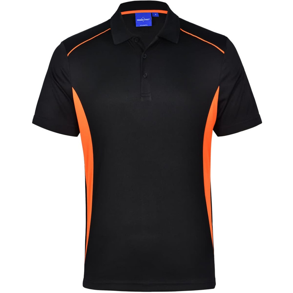 Men's Cooldry S/S Contrast Interlock Polo