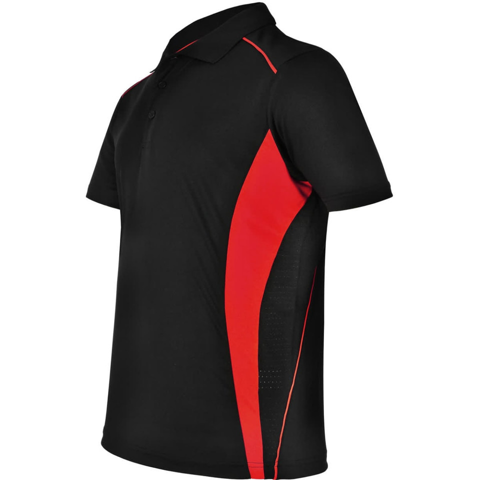 Men's Cooldry S/S Contrast Interlock Polo