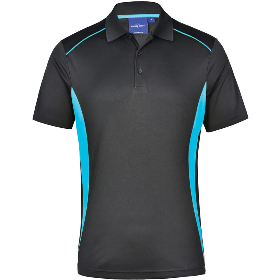 Men's Cooldry S/S Contrast Interlock Polo