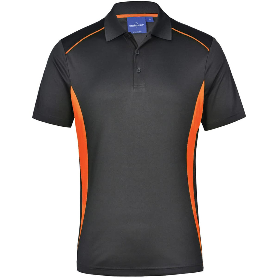 Men's Cooldry S/S Contrast Interlock Polo