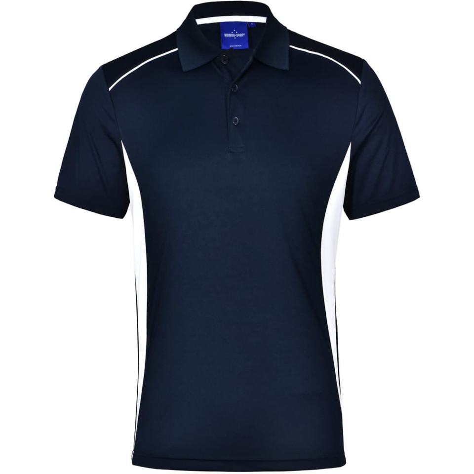 Men's Cooldry S/S Contrast Interlock Polo