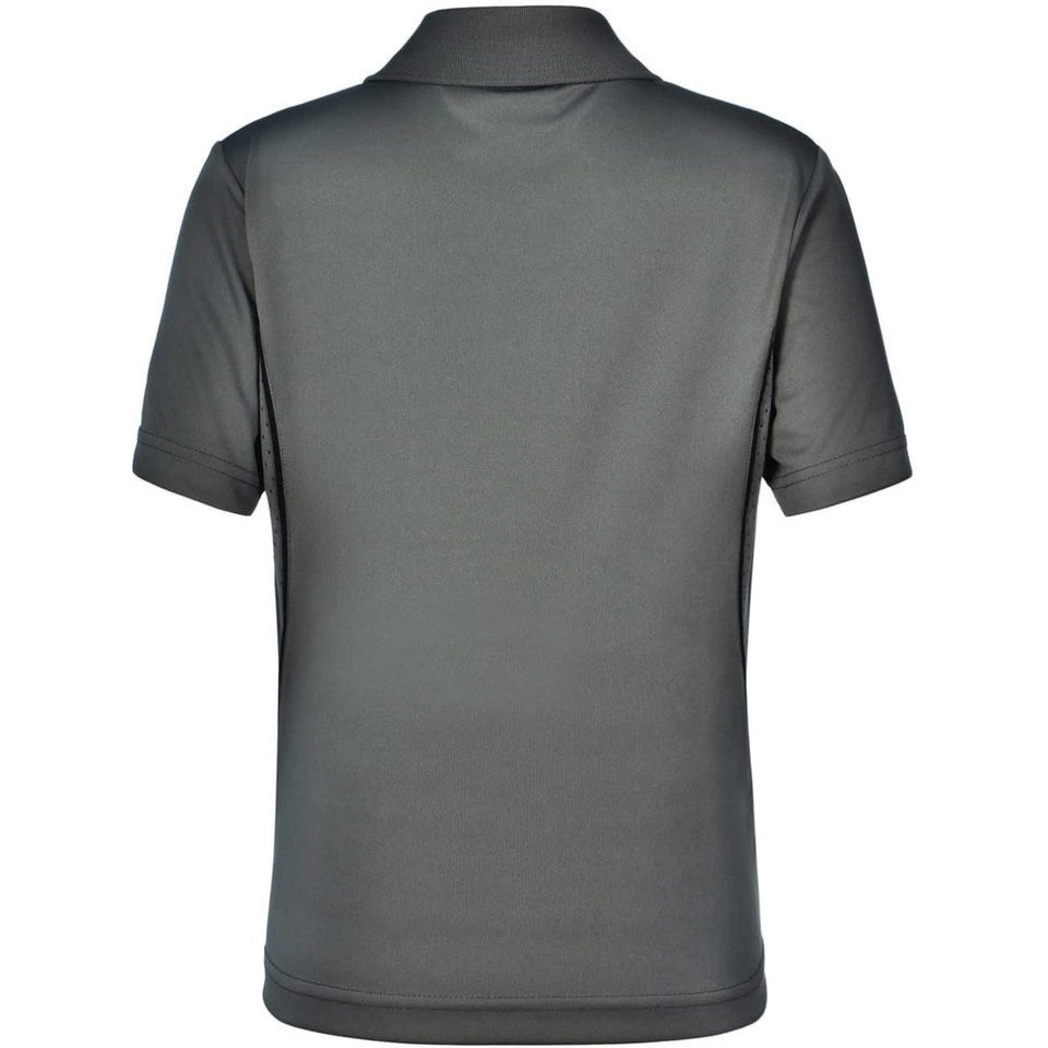 Kids' Cooldry S/S Contrast Interlock Polo