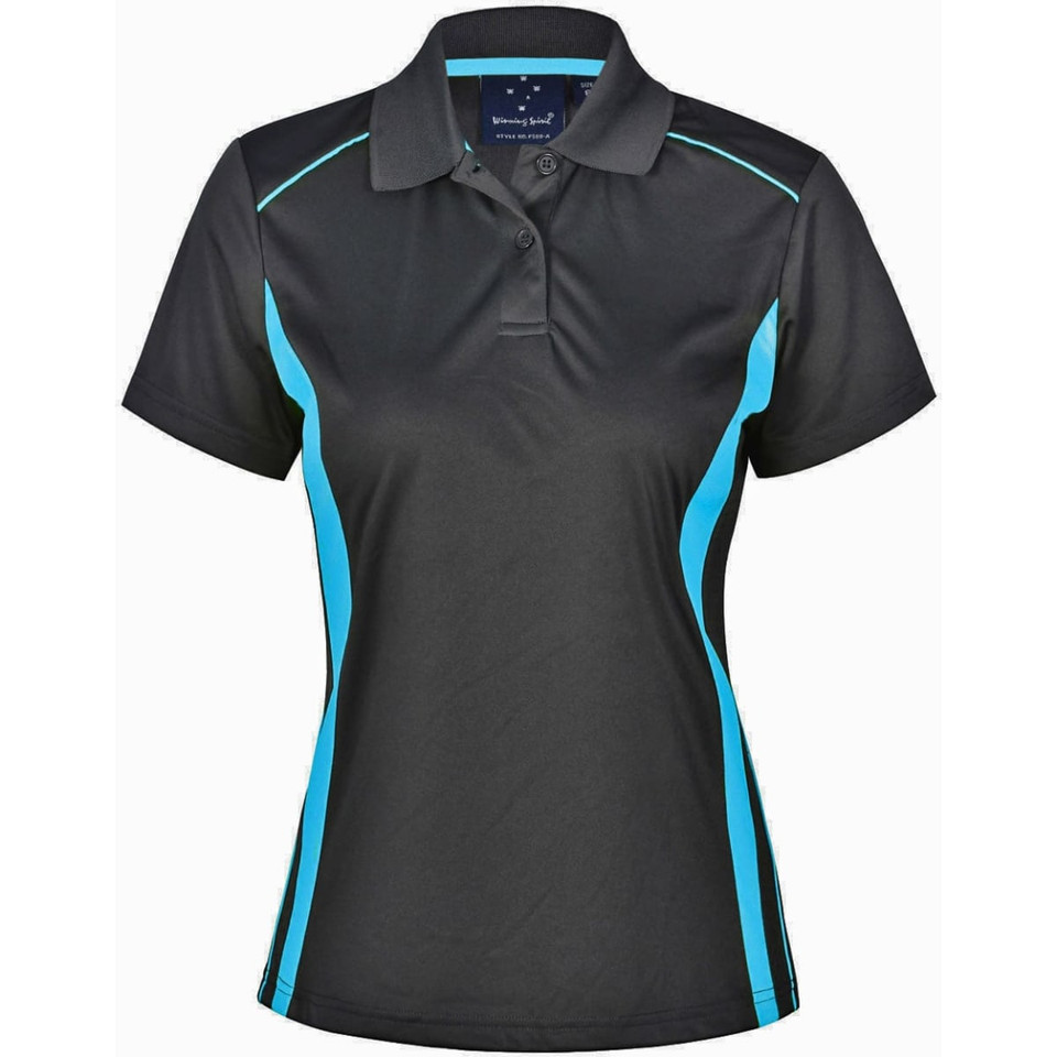 Ladies' Cooldry S/S Contrast Interlock Polo