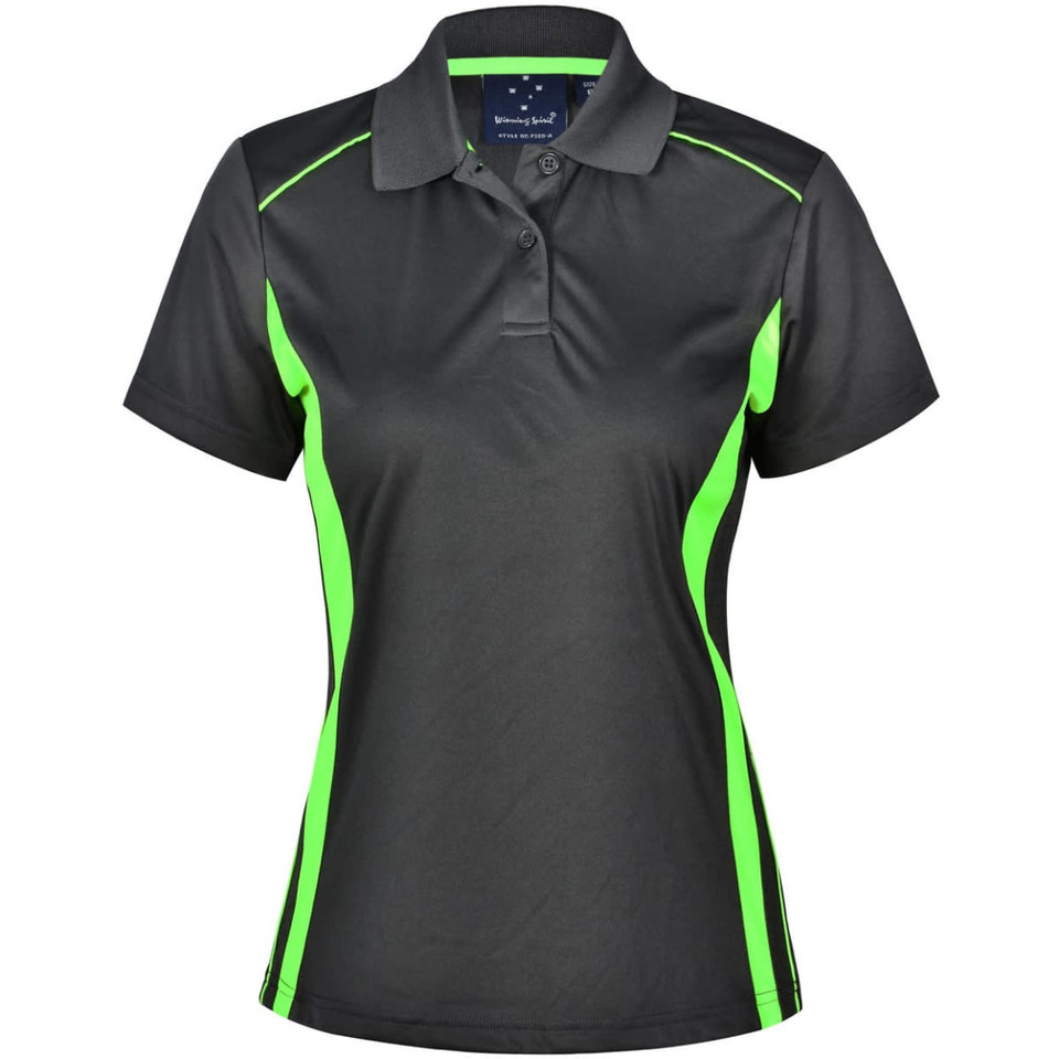 Ladies' Cooldry S/S Contrast Interlock Polo