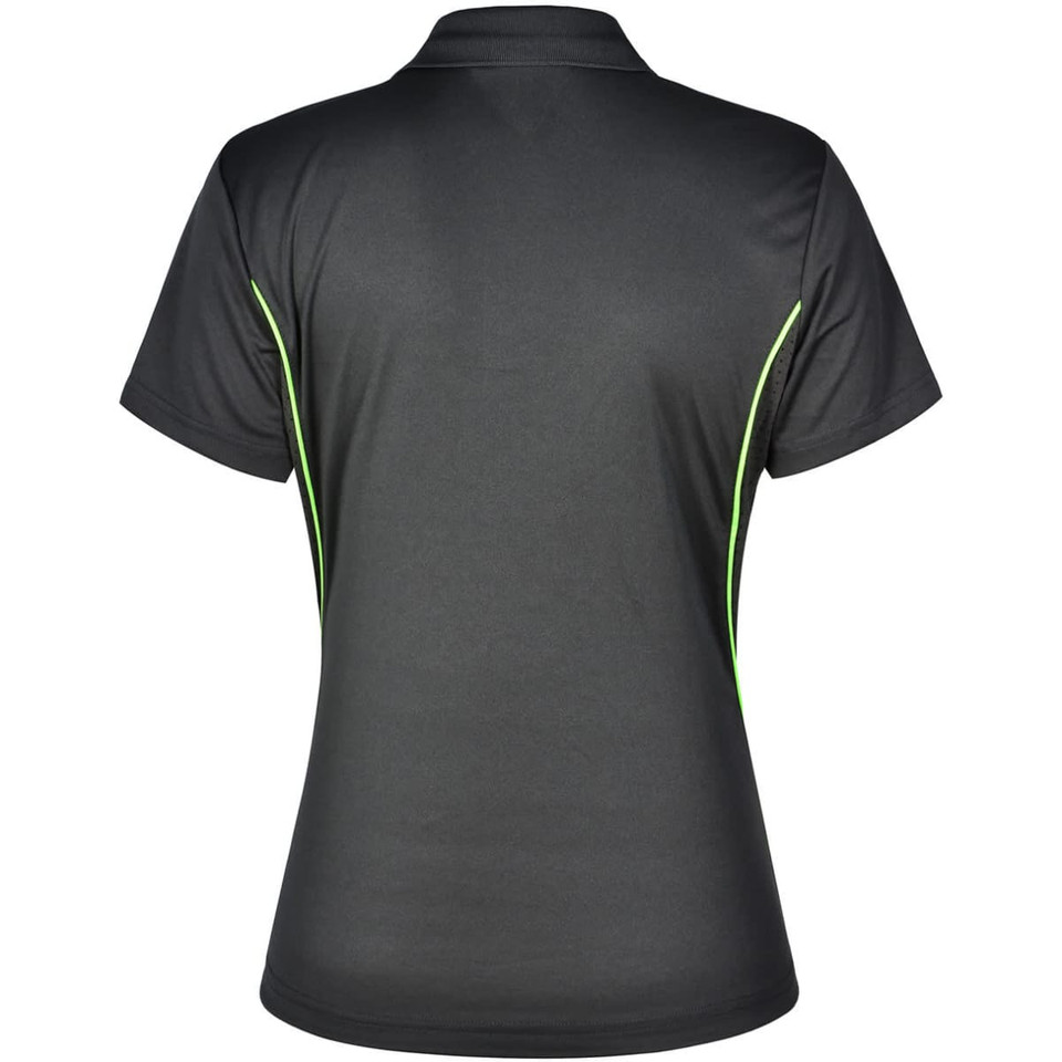 Ladies' Cooldry S/S Contrast Interlock Polo