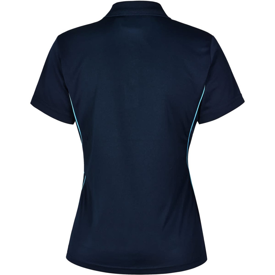 Ladies' Cooldry S/S Contrast Interlock Polo