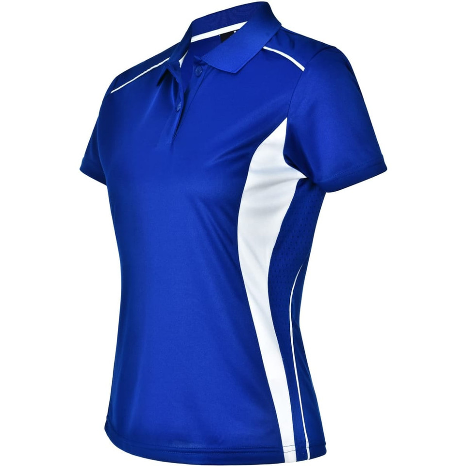 Ladies' Cooldry S/S Contrast Interlock Polo