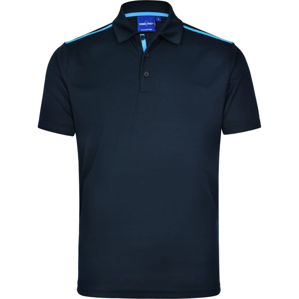 Men's rapid cool short sleeve contrast polo