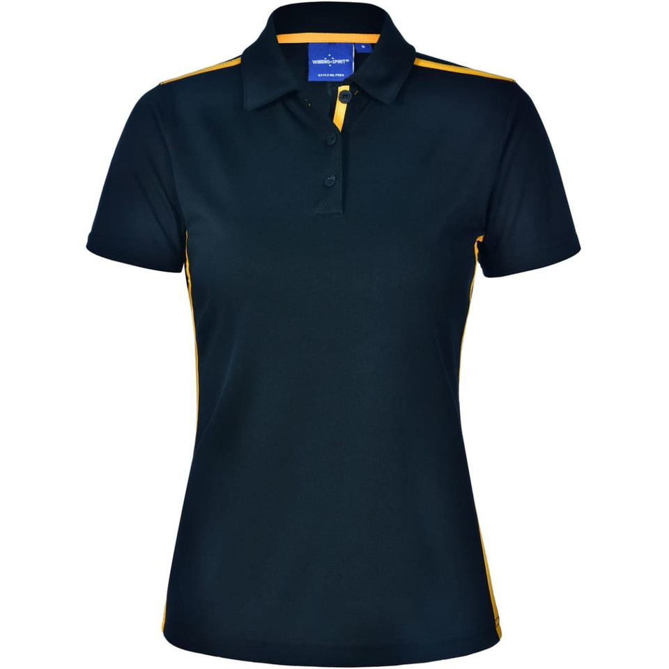 Ladies' rapid cool short sleeve contrast polo