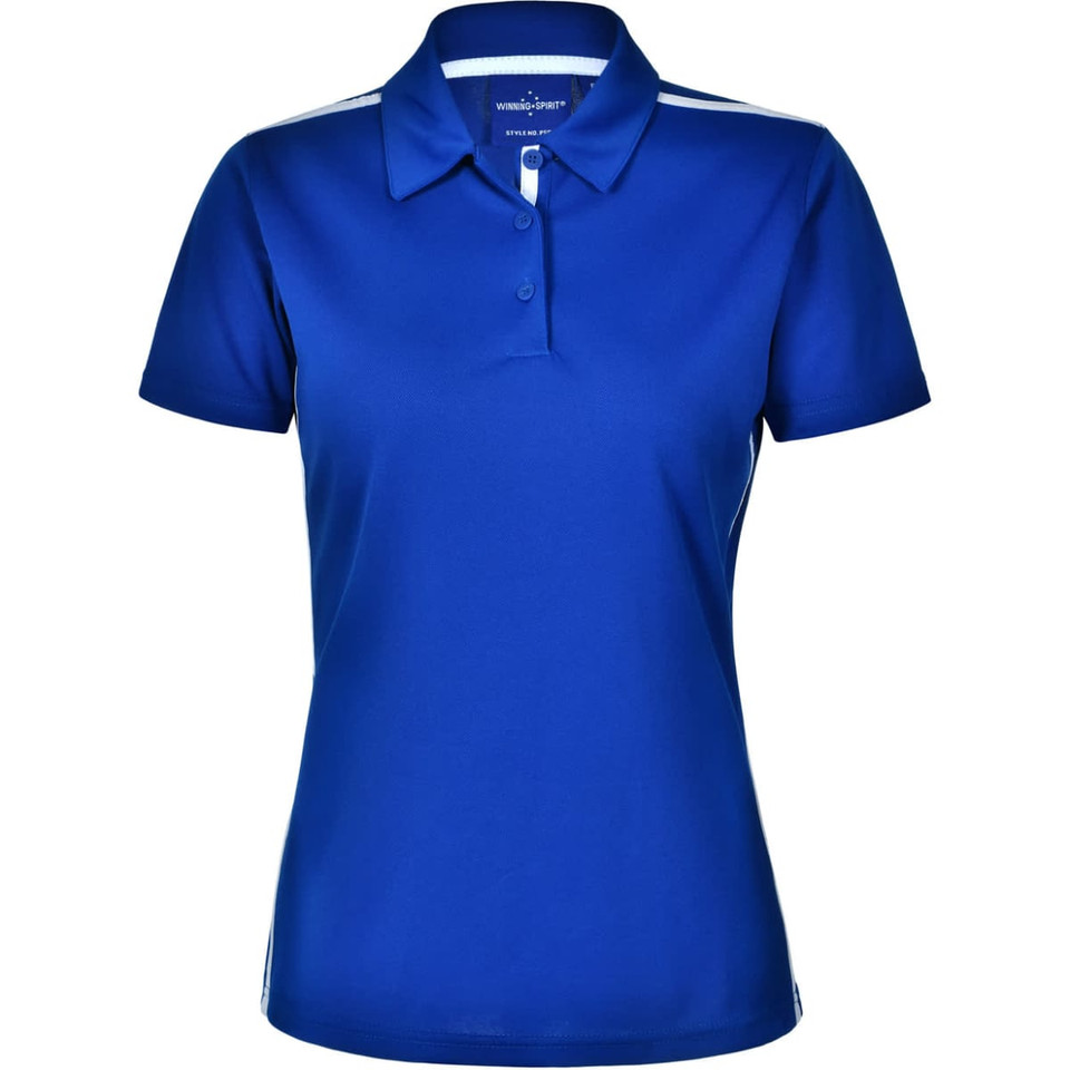 Ladies' rapid cool short sleeve contrast polo