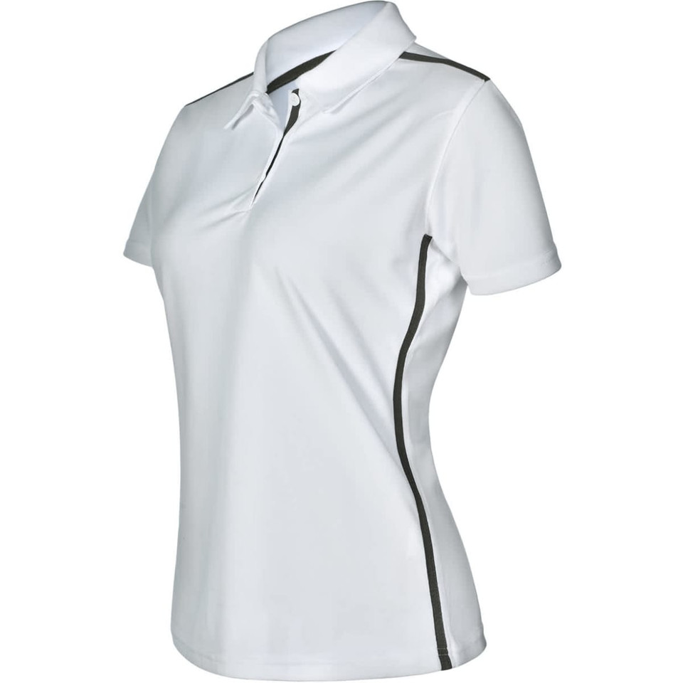 Ladies' rapid cool short sleeve contrast polo
