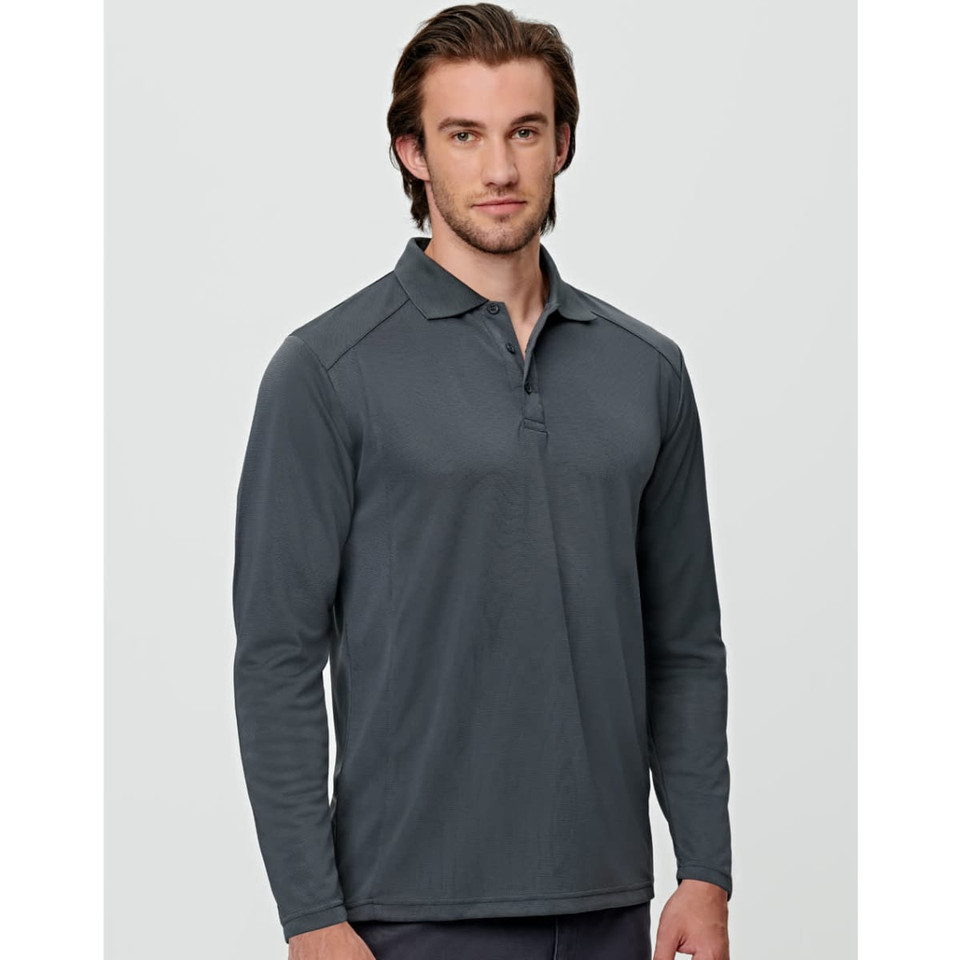 Men's Bamboo Charcoal L/S Polo