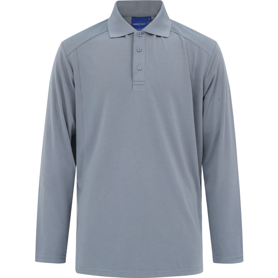 Men's Bamboo Charcoal L/S Polo
