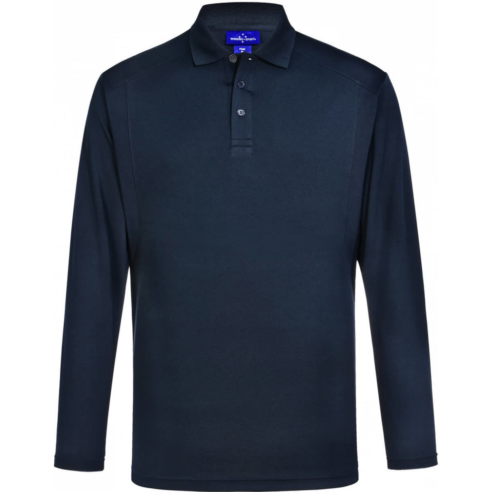 Men's Bamboo Charcoal L/S Polo