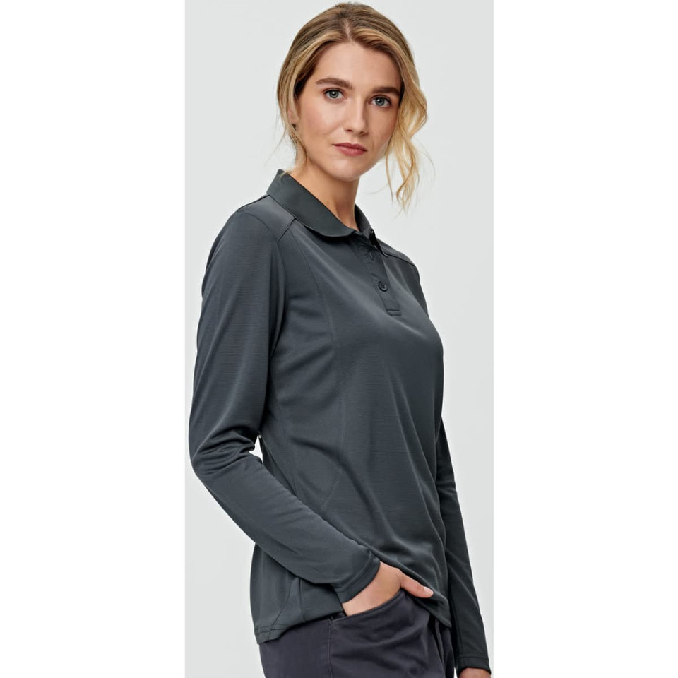 Ladies' Bamboo Charcoal L/S Polo