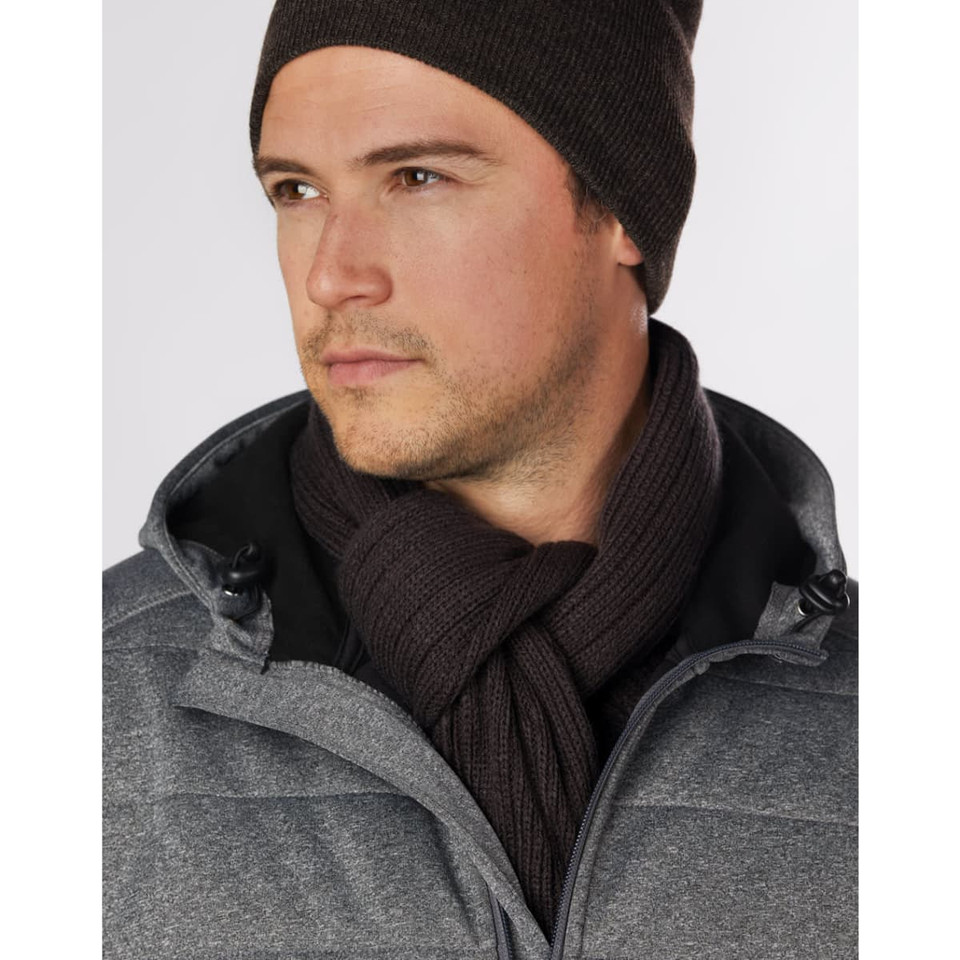 Cable Knit Scarf (Acrylic knit with cable row feature)