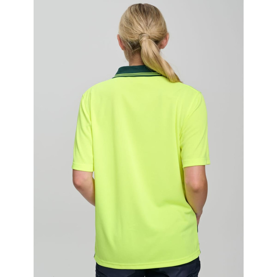Hi-Vis cooldry safety polo S/S
