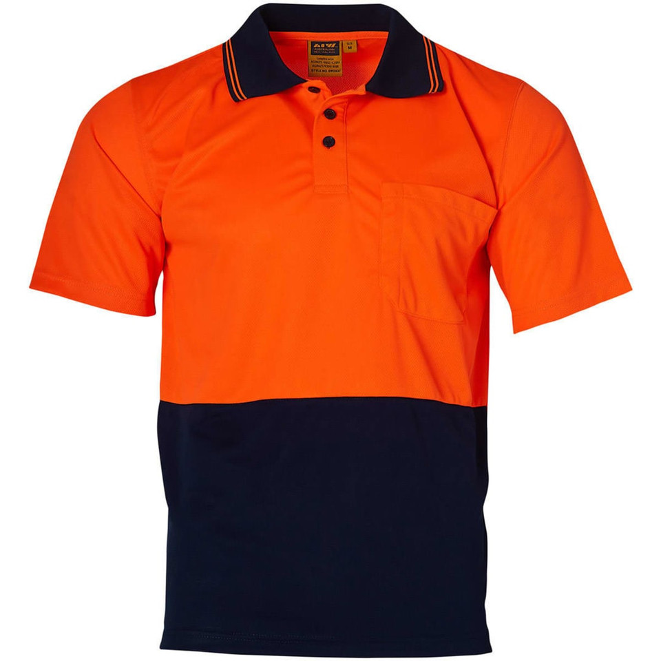 Hi-Vis cooldry safety polo S/S