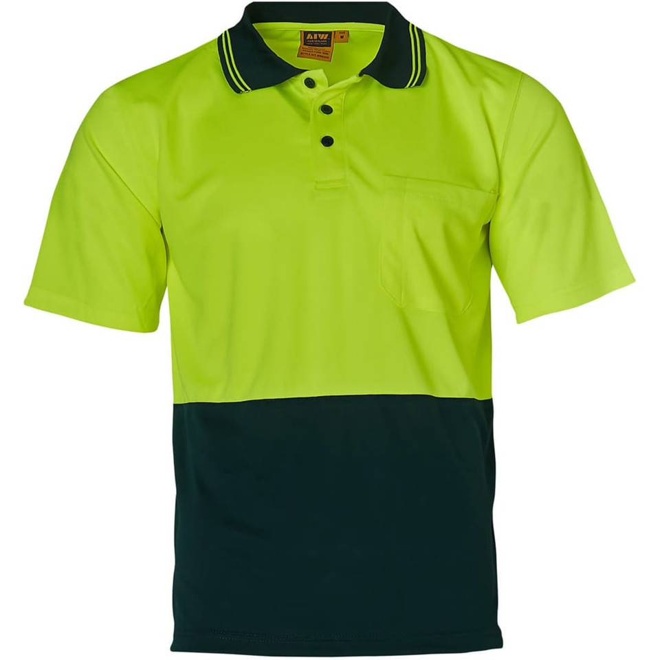 Hi-Vis cooldry safety polo S/S