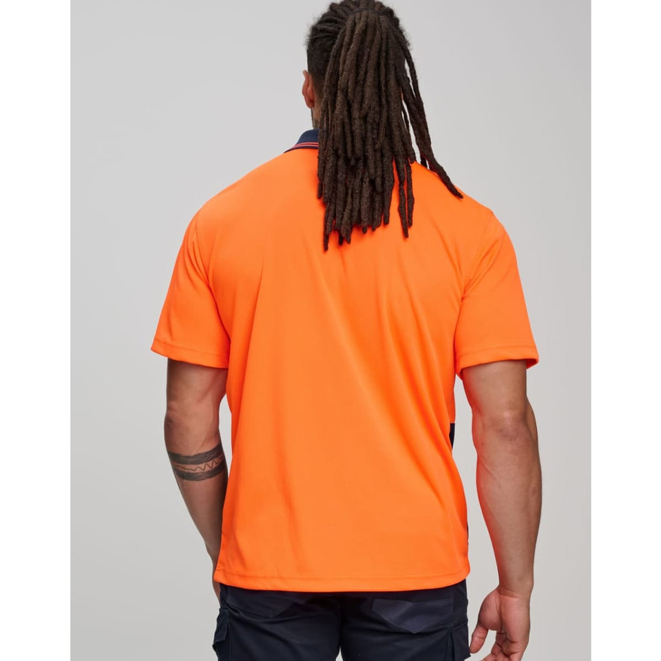 Hi-Vis truedry safety polo S/S