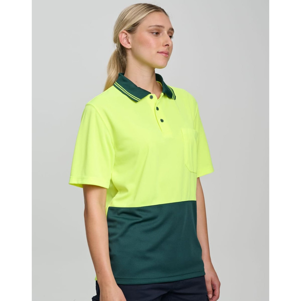 Hi-Vis truedry safety polo S/S