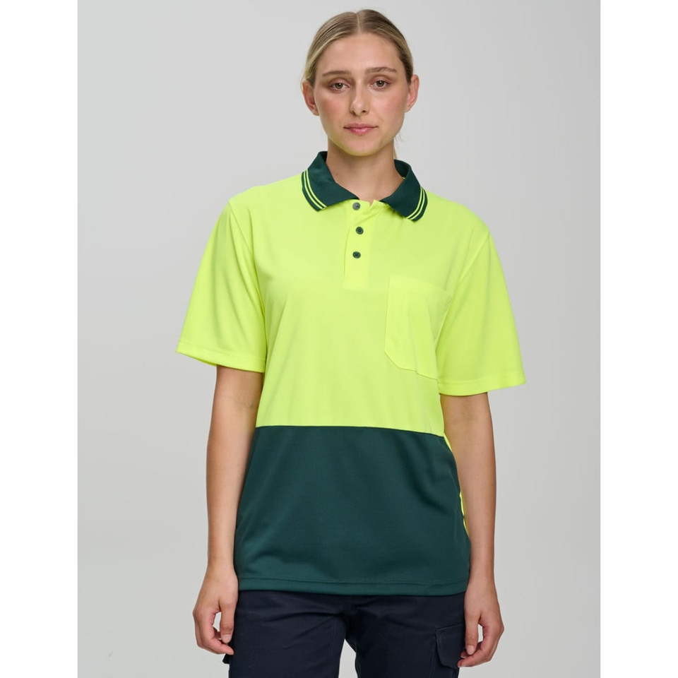 Hi-Vis truedry safety polo S/S