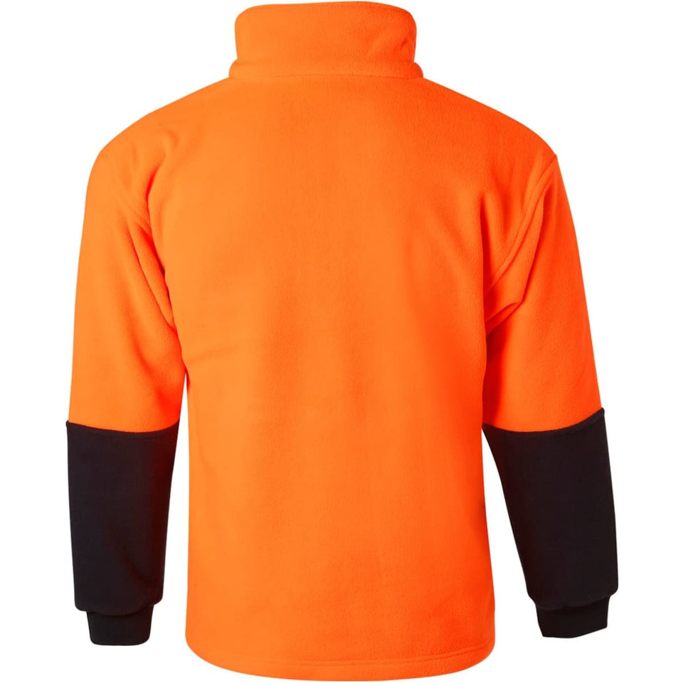 Hi-Vis polar fleece half zip pullover
