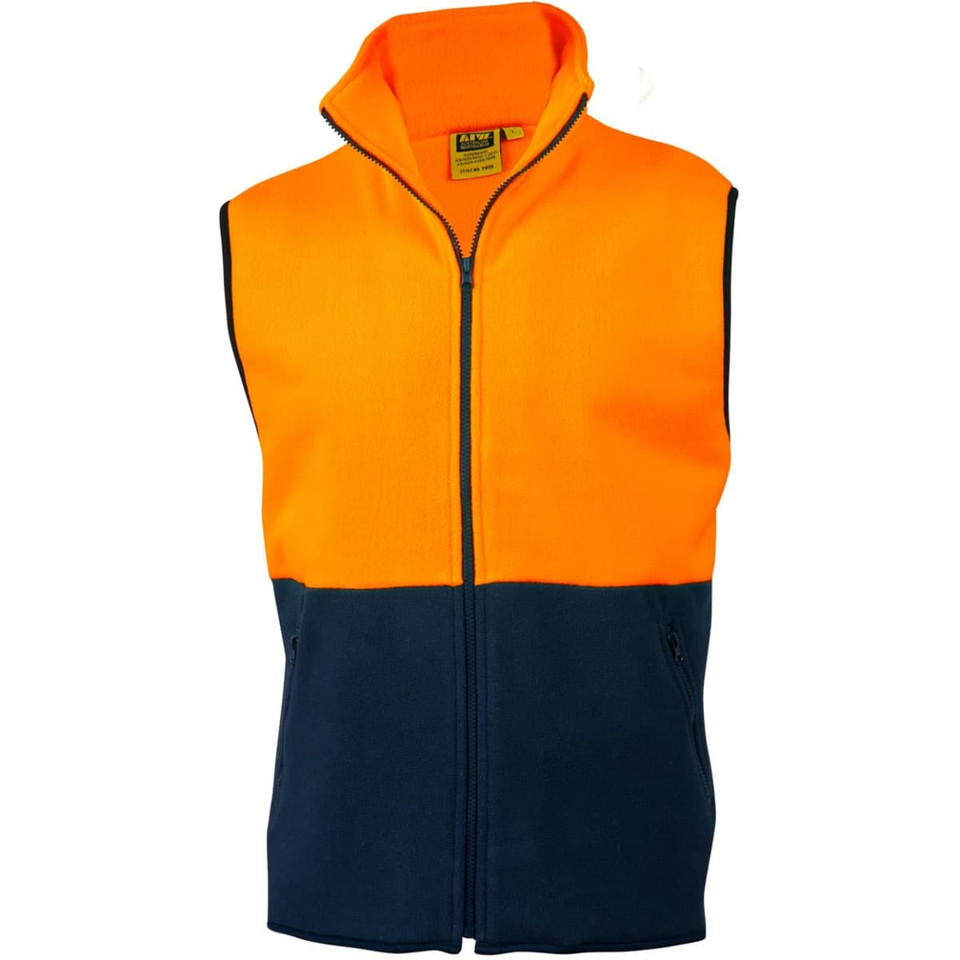 Hi-Vis two tone polar fleecy vest