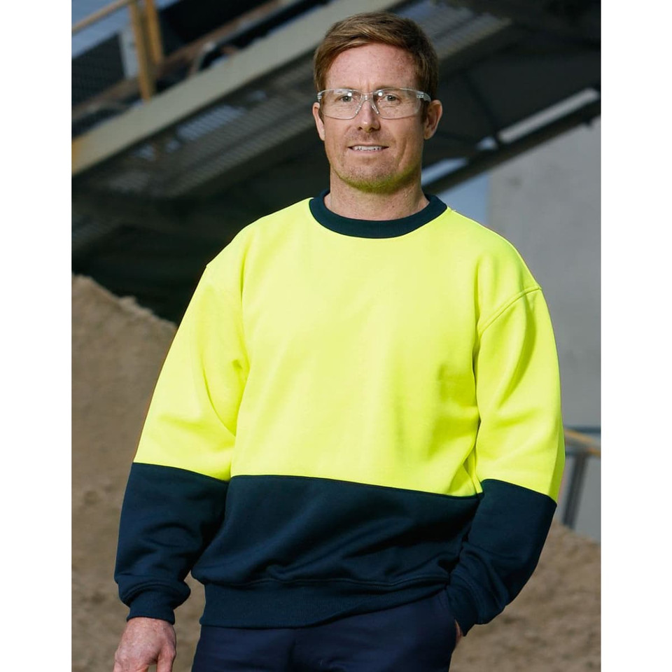 Hi-Vis two tone safety windcheater