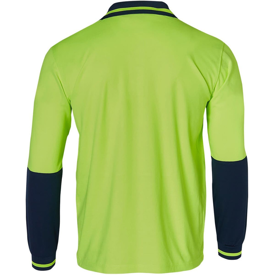 Hi-Vis truedry safety polo L/S