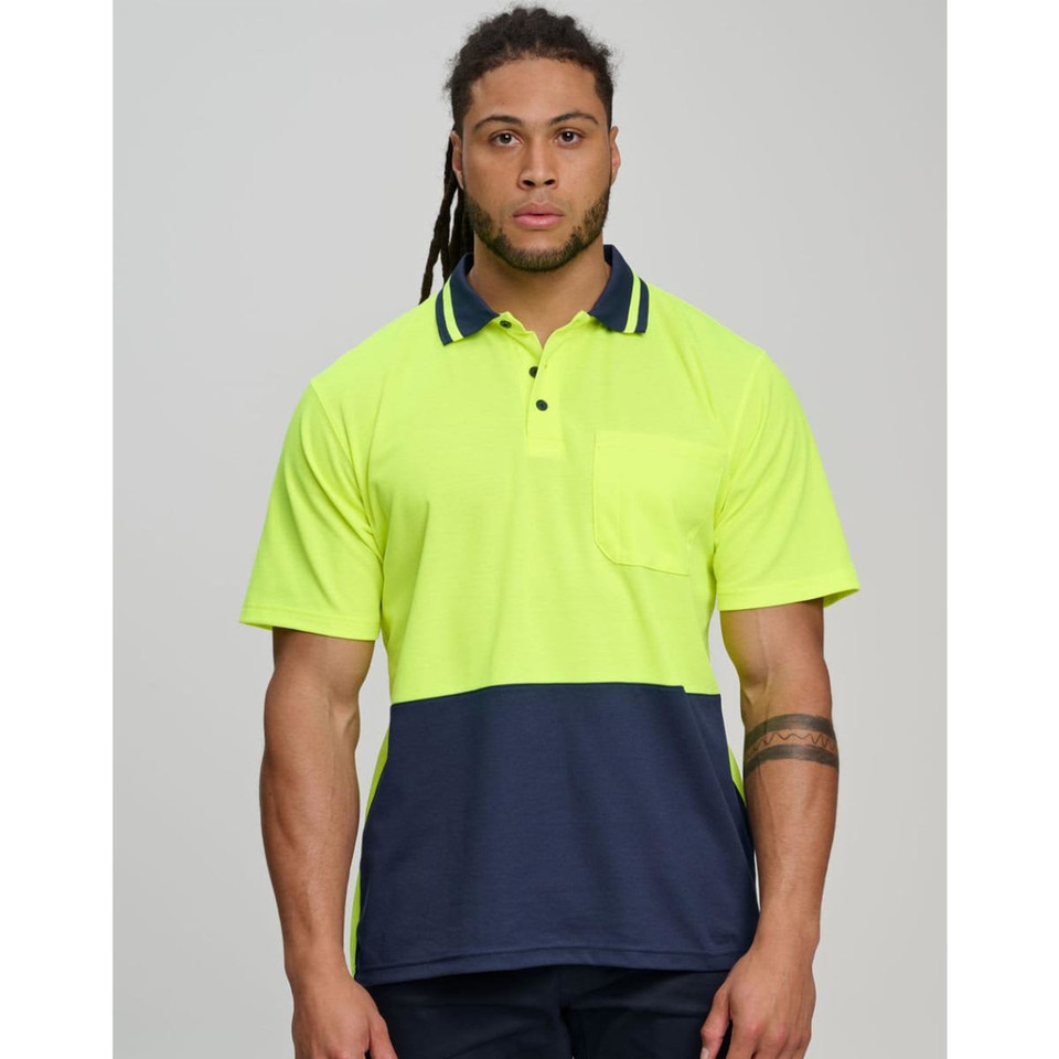 Hi-Vis truedry safety polo S/S