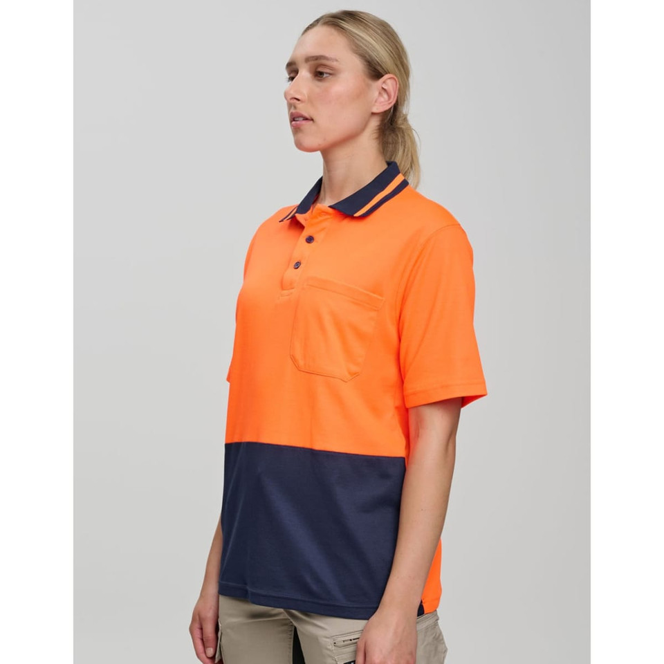 Hi-Vis truedry safety polo S/S