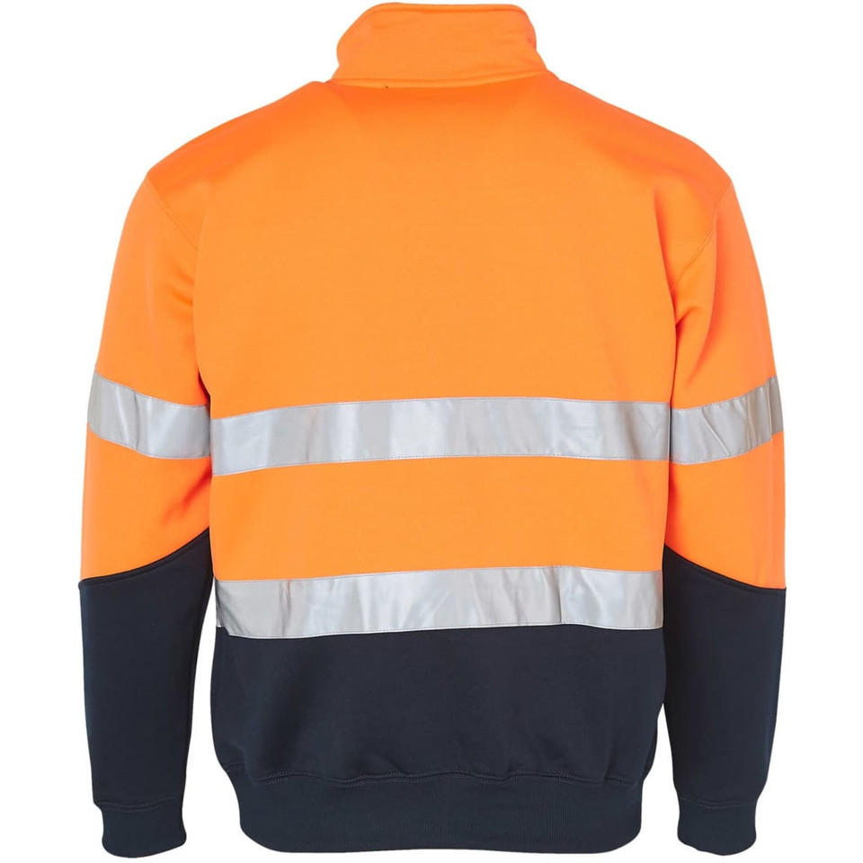 Hi-Vis L/S Fleecy Collar Sweater 3M Tapes