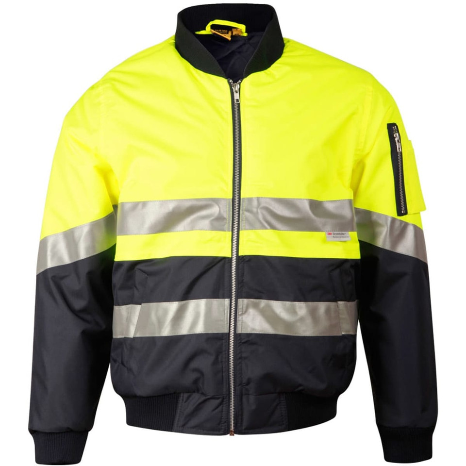 Hi-Vis Two Tone Flying Jacket With 3M Tapes