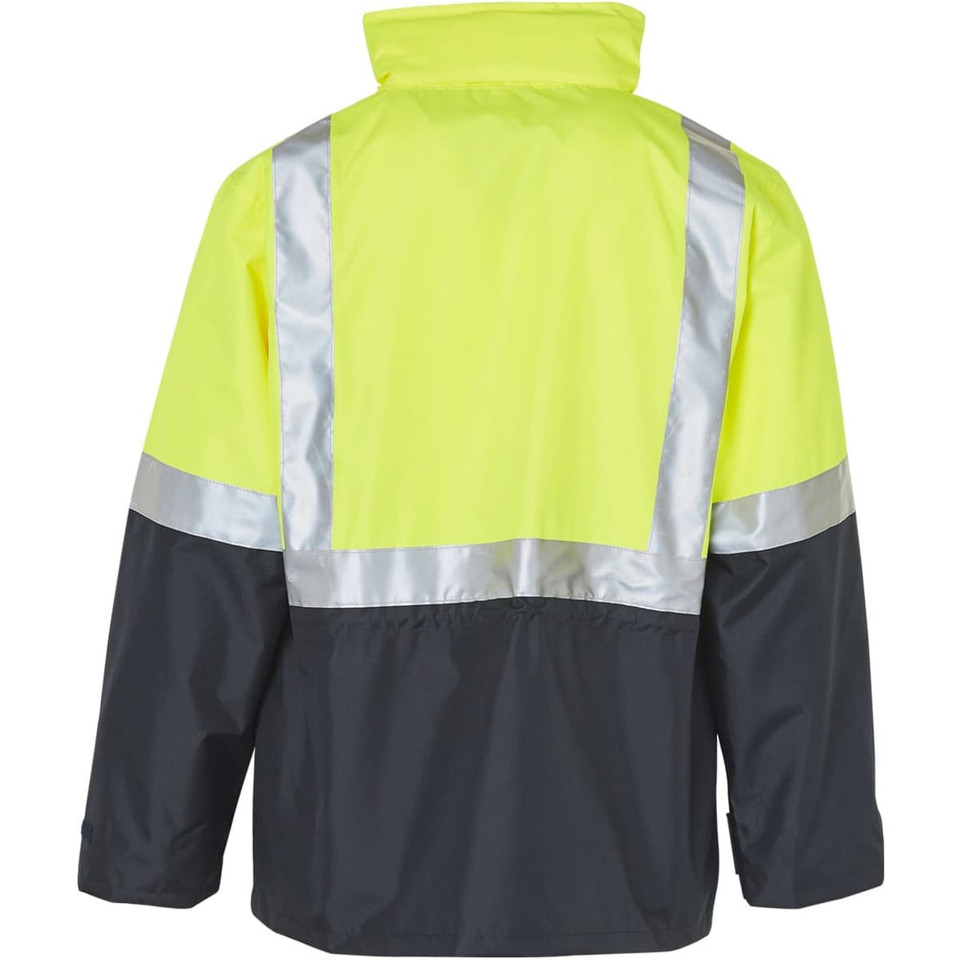 Hi-Vis Two Tone Rain Proof Safety Jacket With 3M Tapes