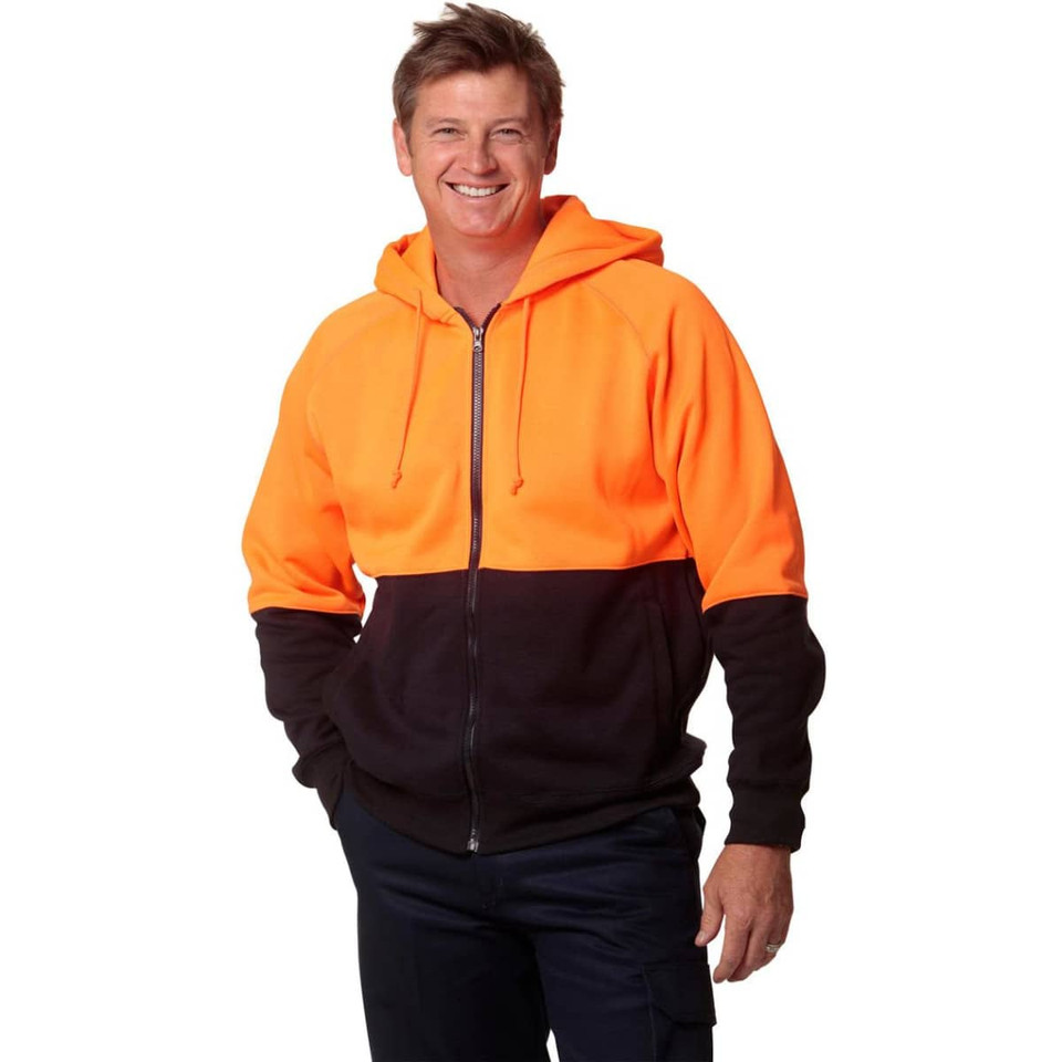 Hi-Vis Two Tone Fleecy Hoodie