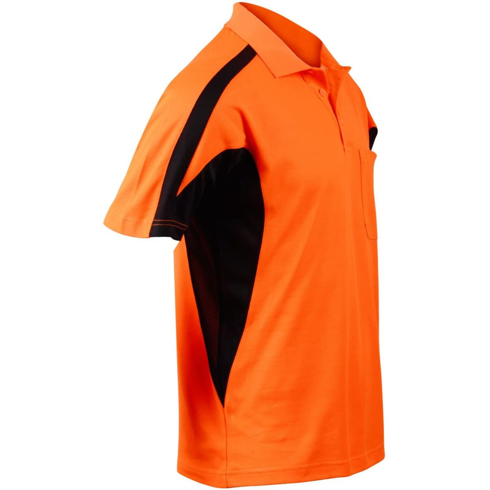 mens truedry S/S safety polo