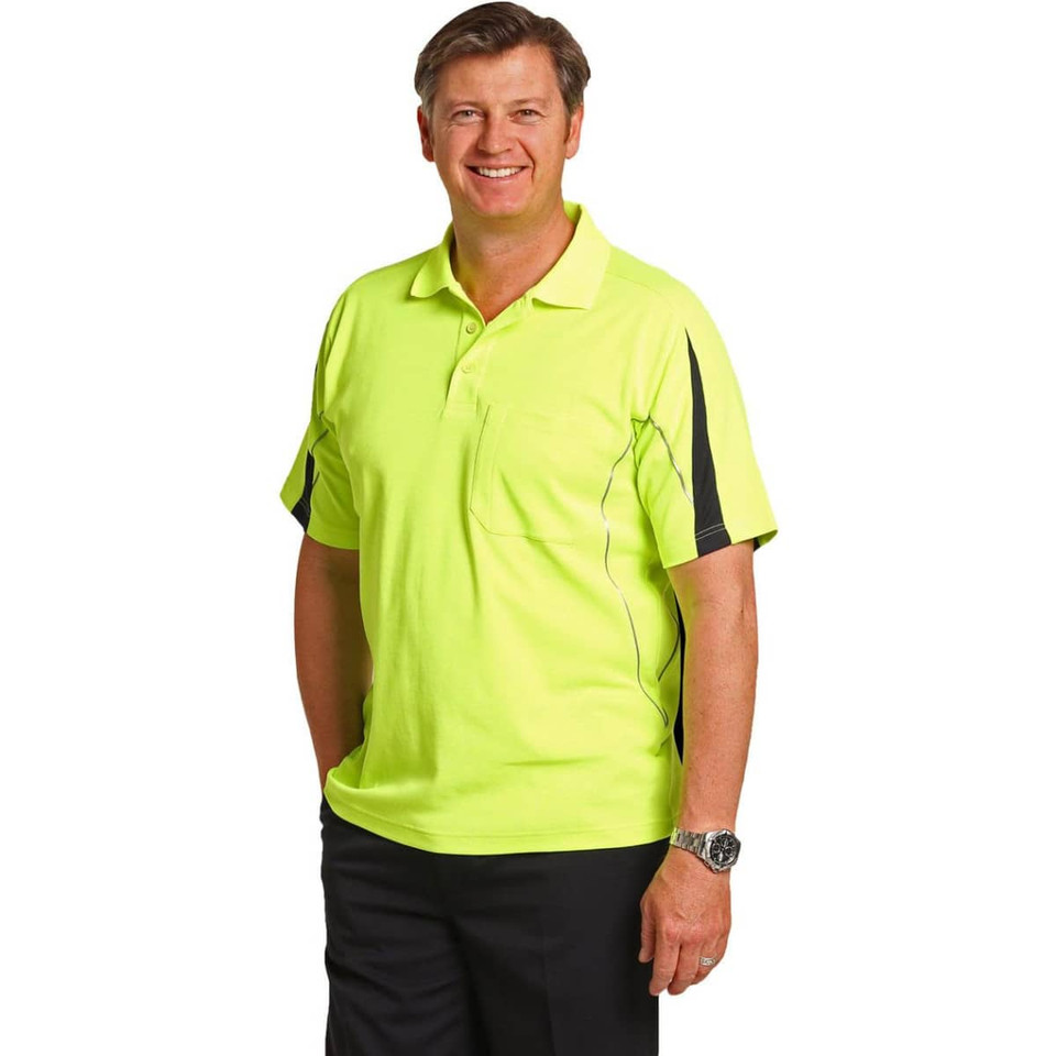 Men's Fashion Hi-Vis S/S Polo
