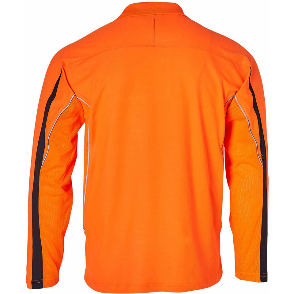 Men's Truedry L/S Hi-Vis Polo