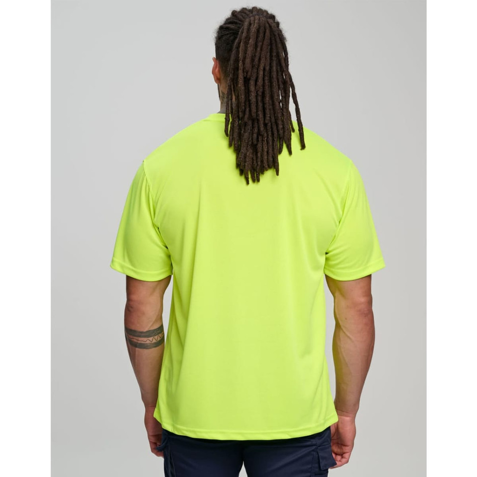 Cooldry Hi-Vis Mini Waffle Safety Tee