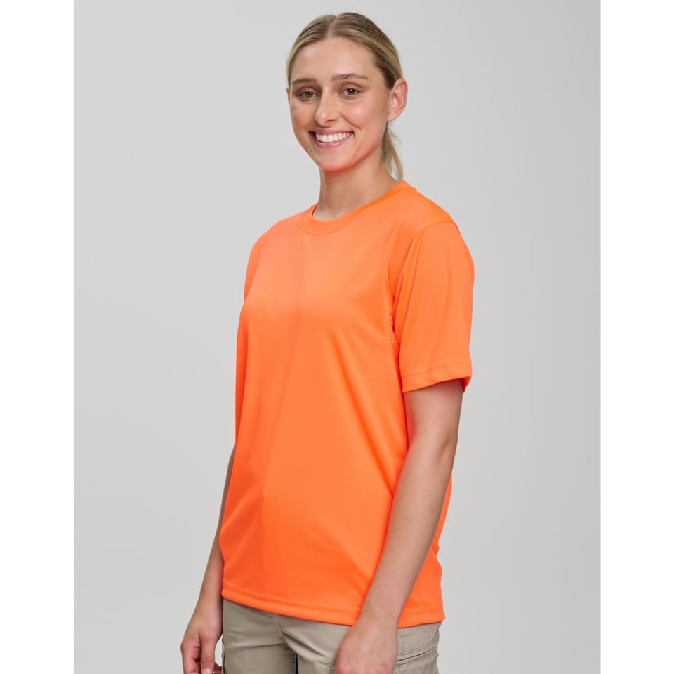 Cooldry Hi-Vis Mini Waffle Safety Tee